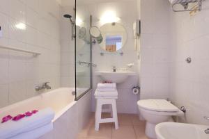 Koupelna v ubytování Hotel Sant'Agata