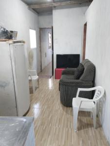 Posezení v ubytování Casa Rosa 2 Quartos ,Praia cabuçu saubara