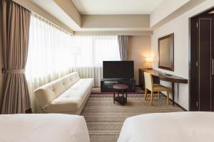 TV a/nebo společenská místnost v ubytování Hotel Sunroute Plaza Shinjuku