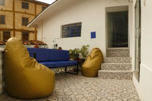 Zona de estar de Saqray Hostel