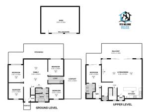 Majutuskoha Ultimate in Middleton Coastal Style with Views Sleeps 10 korruse plaan