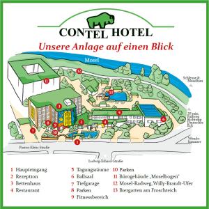 Certifikát, hodnocení, plakát nebo jiný dokument vystavený v ubytování CONTEL Hotel
