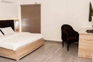 Katil atau katil-katil dalam bilik di Ebrina One Bedroom