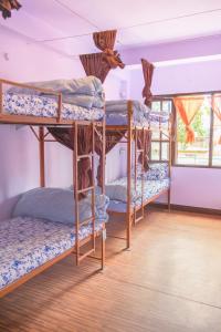 Letto o letti in una camera di Planet Nomad Hostel