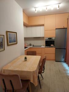 Kuhinja oz. manjša kuhinja v nastanitvi Nio Planet Villa Golem, Durrës