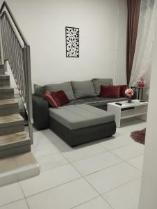 Predel za sedenje v nastanitvi Apartman Katy
