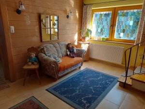 Część wypoczynkowa w obiekcie Ferienwohnung Schwarzl