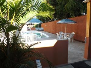 A piscina localizada em Hotel Buriti Itupeva ou nos arredores