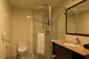 Koupelna v ubytování Fushin Hotel Taipei