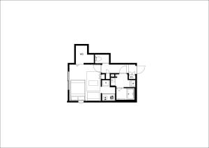 a floor plan of a house at Quador Waseda in Tokyo