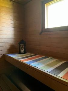 Vikajärvi Lake View Experience Igloos客房内的一张或多张床位