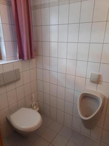 Kúpeľňa v ubytovaní Landhaus Müller