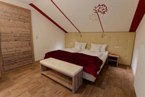 Postel nebo postele na pokoji v ubytování Haus Zangerl inkl Sommer-Karte Premium