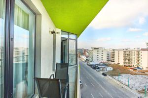 En balkon eller terrasse på Sea View by Alz