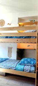 Litera en habitación con cama en habitación en Le Vaisonnais - Calme et facile d'accès, en Vaison-la-Romaine