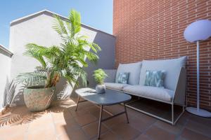 Χώρος καθιστικού στο Miosotis Suites