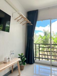 Balkón nebo terasa v ubytování BAOBAB