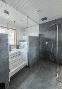 Koupelna v ubytování Villa Wikkelä