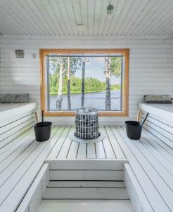Balkón nebo terasa v ubytování Villa Wikkelä