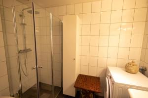 Koupelna v ubytování Leilighet Damsgård , nær sentrum