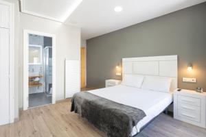 Кровать или кровати в номере Hotel Alda Puerta Del Sol