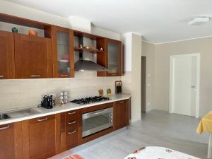 Kuchyň nebo kuchyňský kout v ubytování white B&B + 11 fotografií