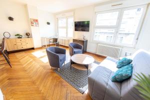 Χώρος καθιστικού στο KASA 37 - Centre ville - Tout équipé - 2 TV +33 φωτογραφίες