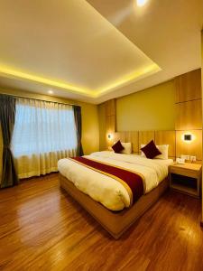Postel nebo postele na pokoji v ubytování Hotel Aerocity + 37 fotografií