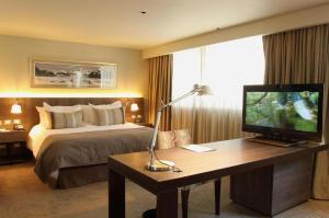 Postel nebo postele na pokoji v ubytování Hotel Los Españoles Plus