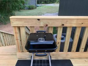 Gril dostupný pro hosty v prázdninového domu