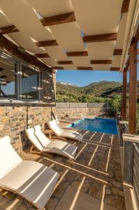 Bazén v ubytování S&O Lux Villa Sitia - Amazing View, Private Pool nebo v jeho okolí