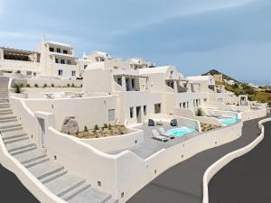 Hồ bơi trong/gần Dome Santorini Resort