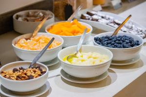 Comida no hotel ou em algum lugar perto