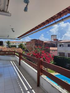 Balkón nebo terasa v ubytování Hostel Atairú