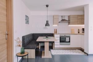 Kuchyň nebo kuchyňský kout v ubytování Apartment Walter