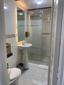 Ванная комната в Cómodo apartamento a 10 minutos de la Candelaria