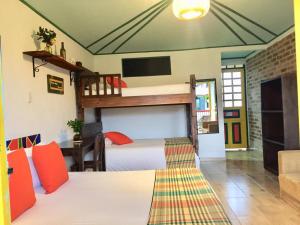 Posezení v ubytování Mamatina Hotel