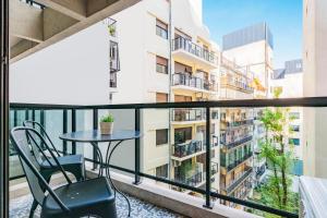 Modern Apartments in Palermo - by BueRentals的阳台或露台