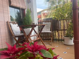 En balkon eller terrasse på piso centrico en fuengirola