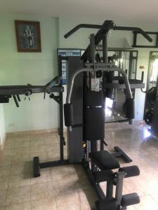 Fitness centrum a/nebo fitness zařízení v ubytování PTK Residence