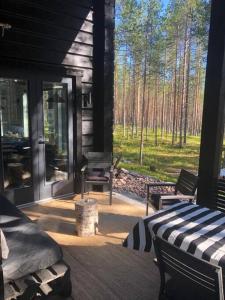 Afbeelding uit fotogalerij van Log-house at Pyhätunturi ski resort. in Pyhätunturi