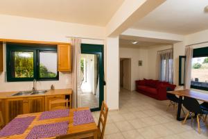 Posezení v ubytování Villa Athina