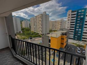 Μπαλκόνι ή βεράντα στο Bello apartaestudio Alto Living