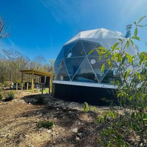 Zahrada ubytování WATERFRONT LUXURY GLAMPING DOME