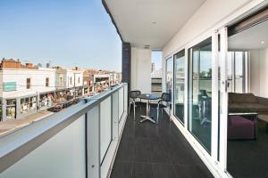 Balkón nebo terasa v ubytování Tyrian Serviced Apartments Fitzroy