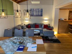 Posezení v ubytování Azuria Schwarzwald Loft