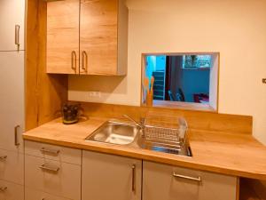 Kuchyň nebo kuchyňský kout v ubytování Azuria Schwarzwald Loft