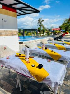 Hotel la Union内部或周边的泳池