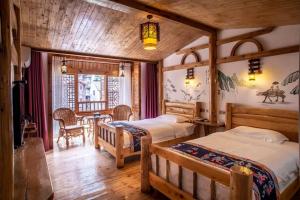 Mountain View Guesthouse客房内的一张或多张床位