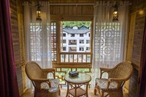 Mountain View Guesthouse的休息区